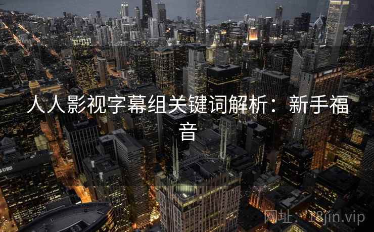 人人影视字幕组关键词解析:新手福音 人人影视字幕组关键词解析:新手福音